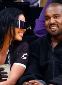 Chaney Jones with her boyfriend Kanye West 